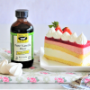 Strawberry Vanilla Layered Cake made with Alcohol-Free Vanilla