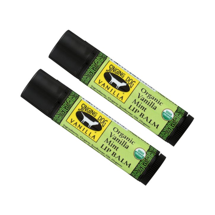 Organic Vanilla Mint Lip Balm (2-Pack)