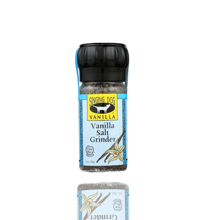 Organic Vanilla Salt with Grinder Top