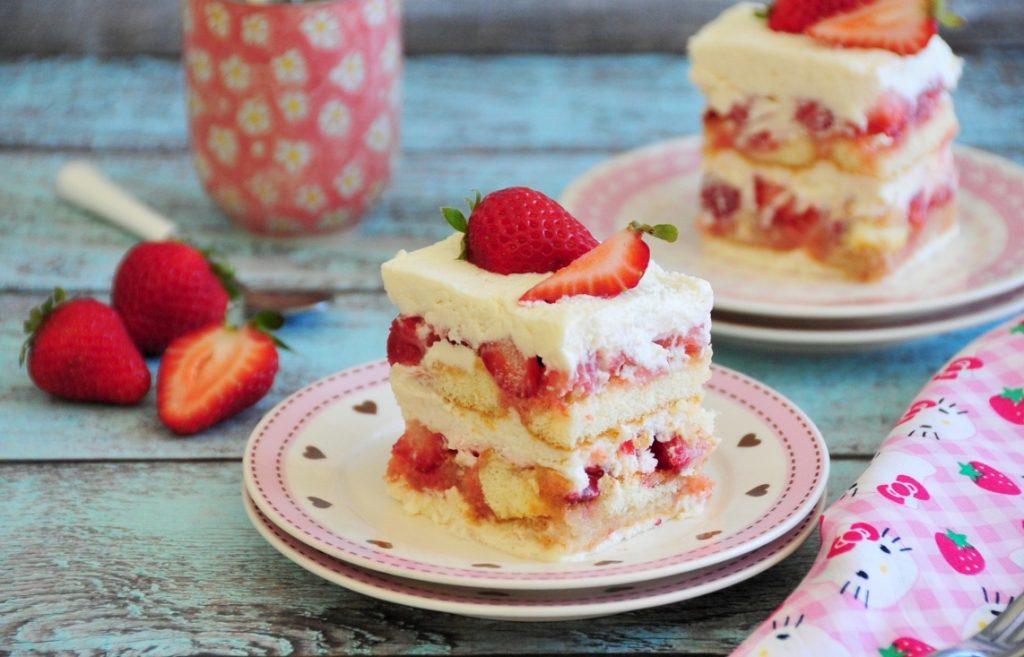 Strawberry Tiramisu for 4th of July