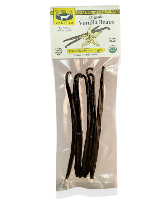 Singing Dog Vanilla Brand Grade-A Vanilla Beans
