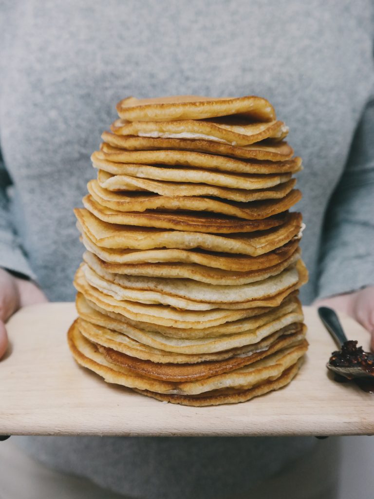 Large Stack of Gluten-Free Pancakes