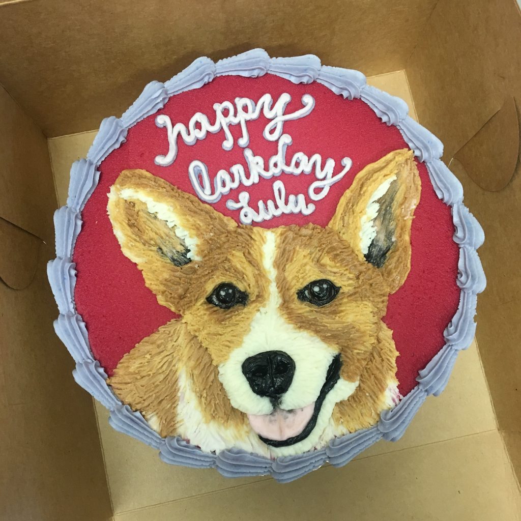 Dog Cake from Crust Vegan Bakery