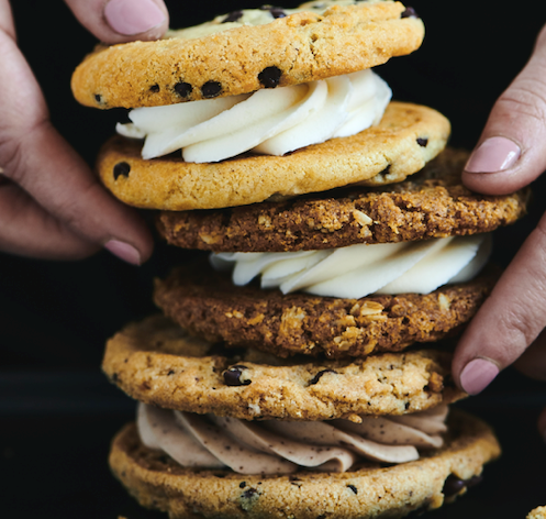 Vegan Cookie Sandwiches
