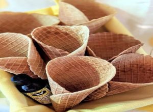 Gluten-Free Vanilla Waffle Cones with Cassava Flour