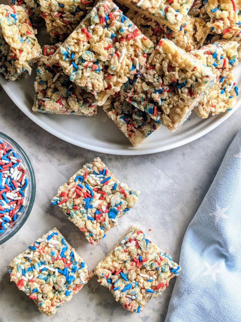 Rice Crispy Birthday Dessert Other than Cake 