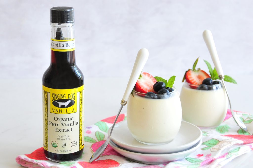 4th of July inspired Panna Cotta