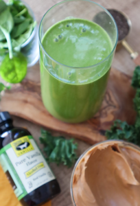 Green Detox Smoothie made with Alcohol-Free Vanilla