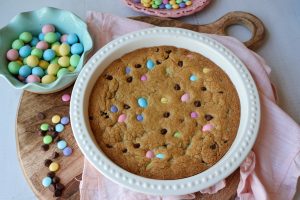 Easter Chocolate Chip Cookie Cake