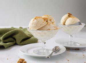 Two Bowls of Vanilla Ice Cream
